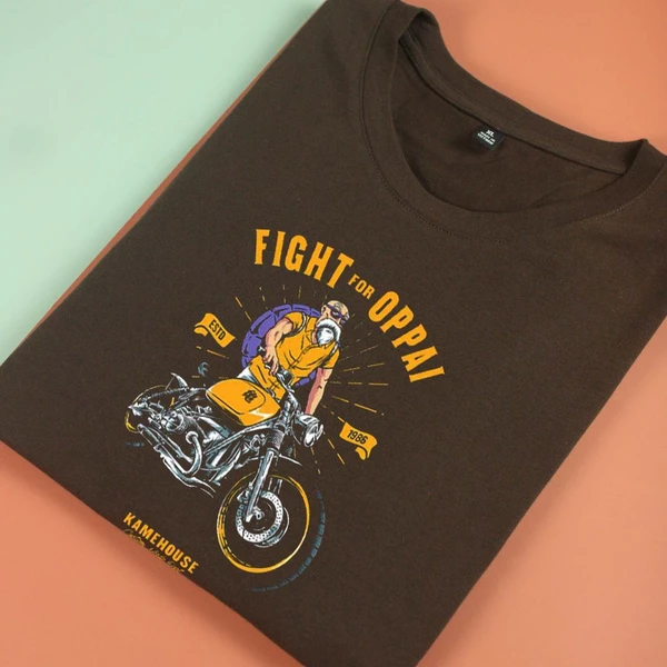 Áo thun tay ngắn unisex Chodole cho cả nam và nữ, chất liệu vải cotton in hình Thần rùa Kame