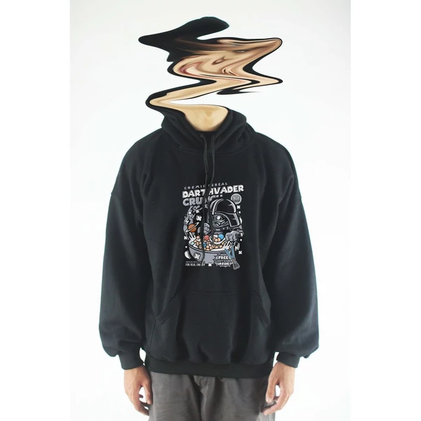 Áo hoodie unisex chodole chất liệu hoodie nỉ, đẹp form rộng cho cả nam và nữ in hình độc đáo Star wars - Vader Crunch
