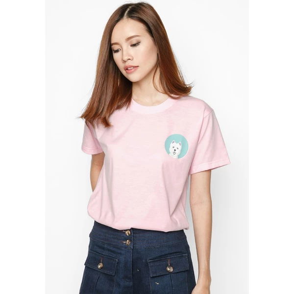 Áo thun tay ngắn unisex Chodole cho cả nam và nữ, chất liệu vải cotton in hình thú cưng Pet Lovers -Chó Lông Xù