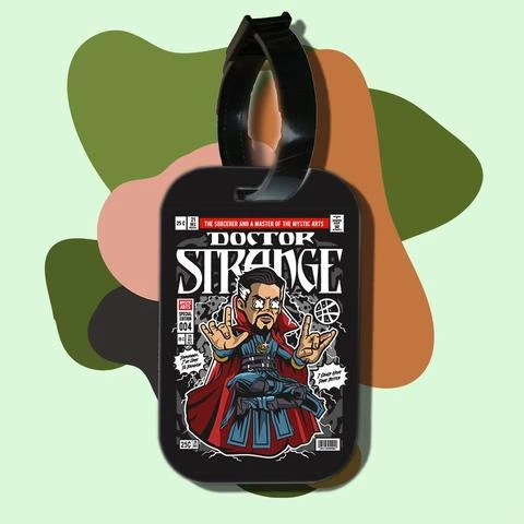 Thẻ hành lý cho túi xách balo du lịch in hình pop culture cartoon series doctor strange (nhiều màu)