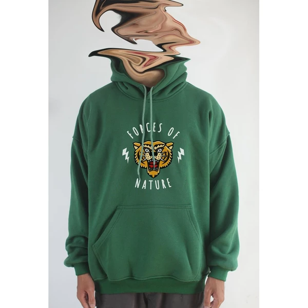 Áo hoodie unisex chodole chất liệu hoodie nỉ, đẹp form rộng cho cả nam và nữ in hình độc đáo Ink Art - Forces of nature