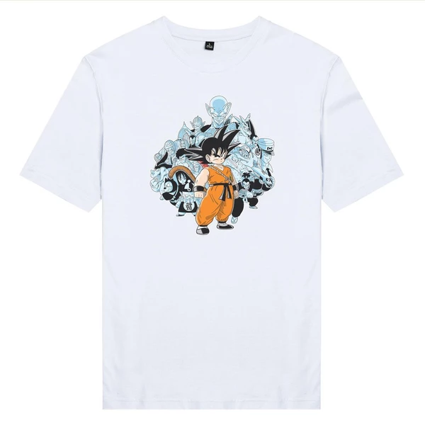 Áo thun ngắn tay unisex Chodole cho cả nam và nữ, chất liệu vải cotton in cotton in hình Dragonball - First Foes