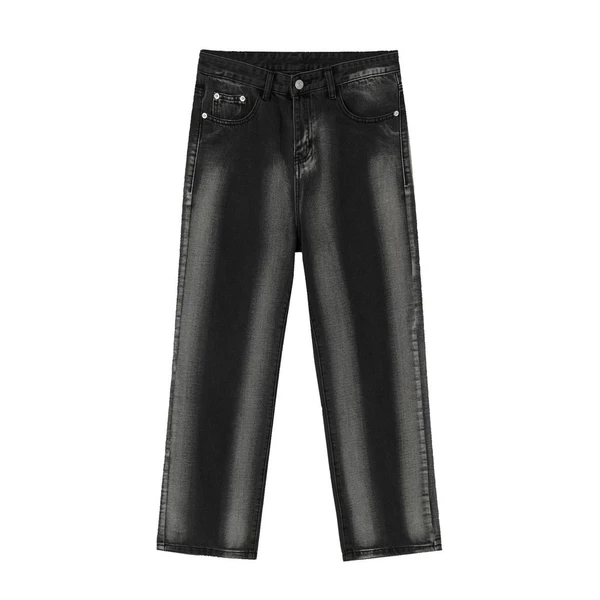Quần ZOMBIE® Striped Printed Loose Straight Jeans