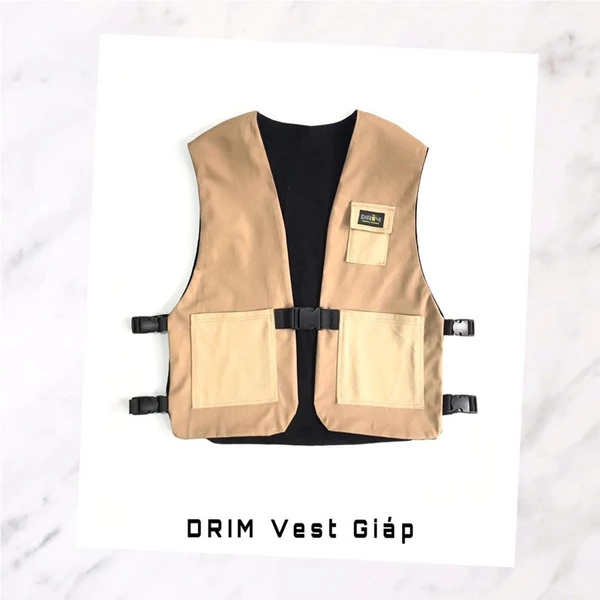 Áo Vest Gile unisex Drim local brand (design and made by Drimwe)