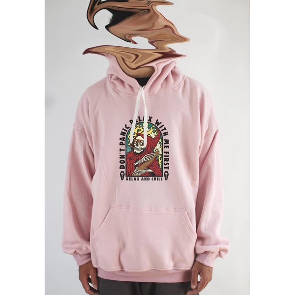 Áo hoodie unisex chodole chất liệu hoodie nỉ, đẹp form rộng cho cả nam và nữ in hình độc đáo Relax And Chill