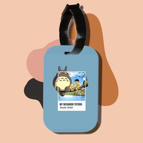 Thẻ hành lý cho túi xách balo du lịch in hình Pantone - my neighbor Totoro (nhiều màu)