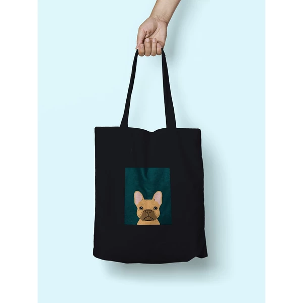 Túi vải tote bag của Chodole chất liệu túi canvas vải bố đẹp in hình độc đáo Pet Lover - Silly French bulldog