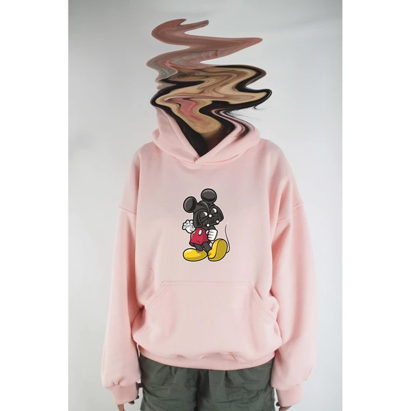 Áo hoodie unisex chodole chất liệu hoodie nỉ, đẹp form rộng cho cả nam và nữ in hình độc đáo Star wars - Darth mouse