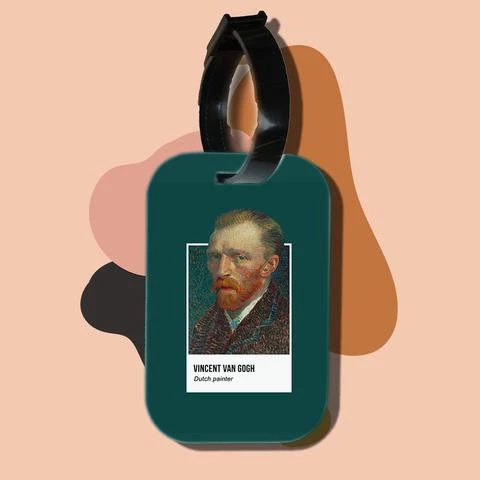 Thẻ hành lý cho túi xách balo du lịch in hình Pantone Series - Vincent Van Gogh (nhiều màu)