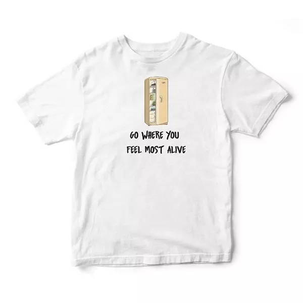 Áo thun ngắn tay unisex Chodole cho cả nam và nữ, chất liệu vải cotton in in hình go where you feel most alive!