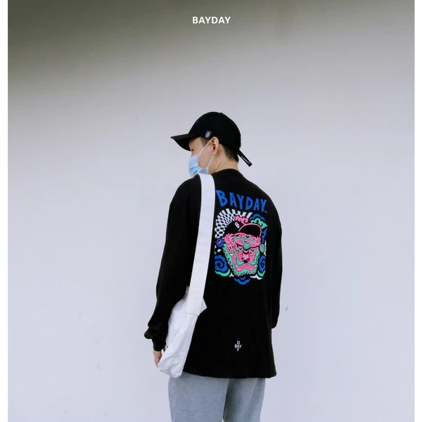 LB57 Áo Sleeve shirt  hổ 2022 local brand oversize