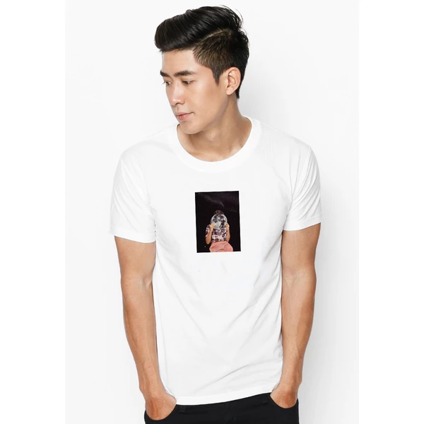 Áo thun ngắn tay unisex Chodole cho cả nam và nữ, chất liệu vải cotton in cotton in hình Face To Face Cung Cấp Bởi Suvi