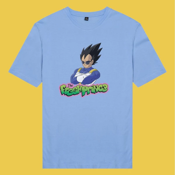 Áo thun ngắn tay unisex Chodole cho cả nam và nữ, chất liệu vải cotton in cotton in hình Dragonball - The Fresh Prince