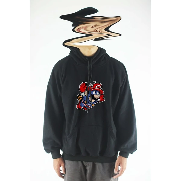  Áo khoác hoodie unisex cotton hình Super Heroes series - Captain Mario (nhiều màu)