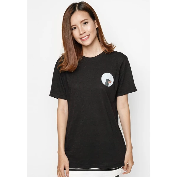 Áo Thun Cotton Unisex in Logo thú cưng Pet Lovers - Chó Side Dachshund