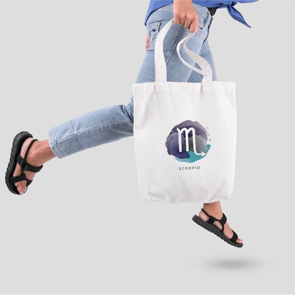 Túi vải canvas in hình Cung hoàng đạo Scorpio Bọ Cạp