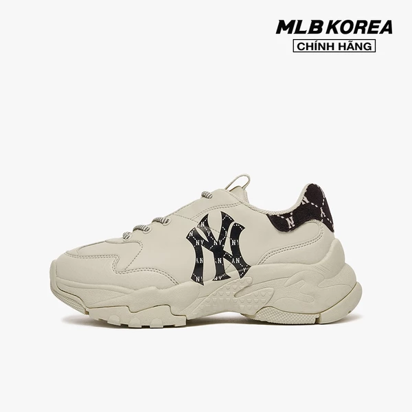 MLB - Giày sneakers unisex cổ thấp Bigball Chunky Monogram_3ASHCM11N-50BKS