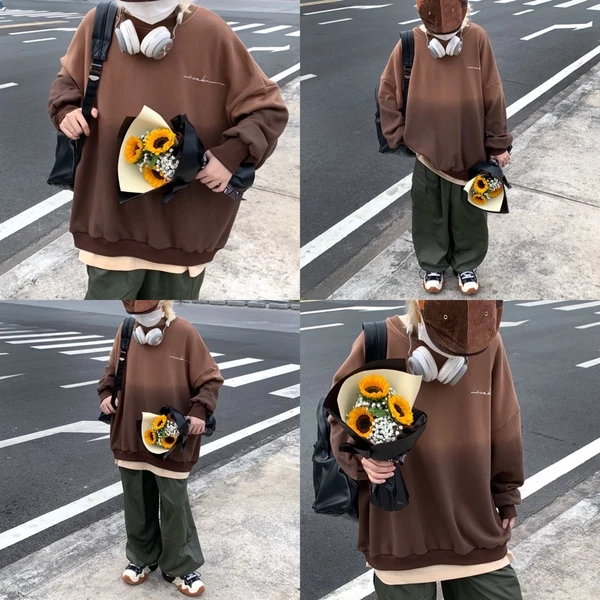 DIPDYE SWEATER CHOCOLATE MELTING - ÁO SWEATER 1OAK