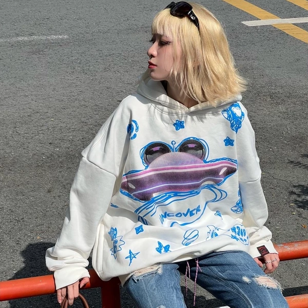 Áo Hoodie UFO Doodles Uncover