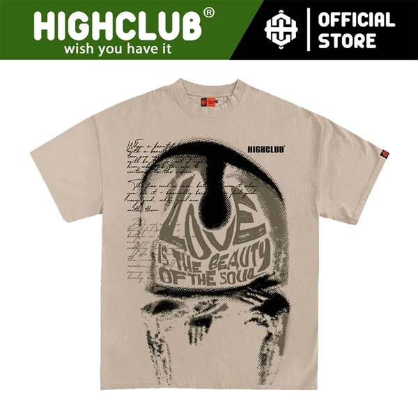 Áo Thun THINKER Tay Lỡ Unisex Nam/Nữ BEGIE Cổ Tròn - HIGHCLUB Brand Chính Hãng