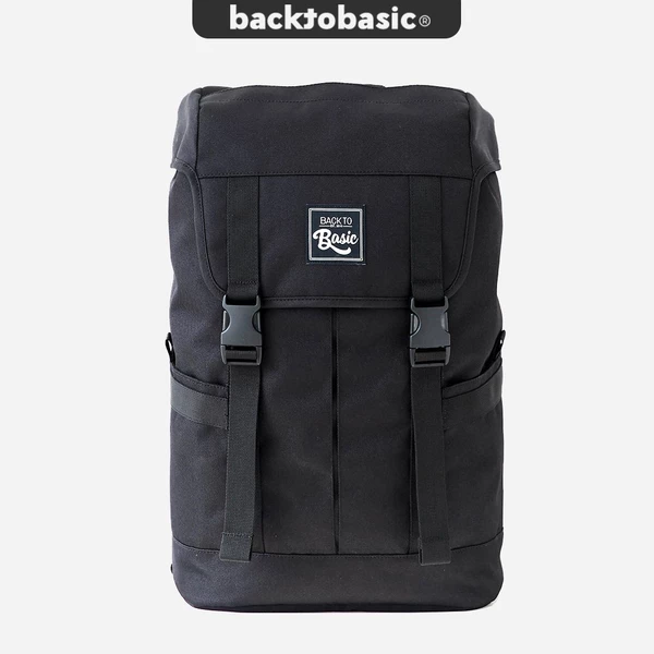 Balo thiết kế Back To Basic - KEIKEN BLACK chống nước tốt, có ngăn laptop & ngăn tablet chống sốc