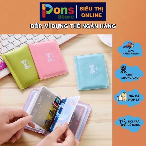Bóp, ví đựng thẻ ngân hàng - PON96