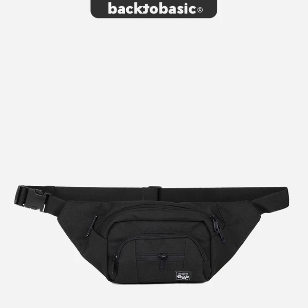 Túi bao tử - Túi đeo hông cao cấp Back To Basic - Hippu II màu sắc thời trang, chống thấm tốt, 11 ngăn