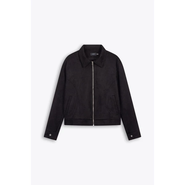 Áo khoác local brand B Brown, chất liệu da lộn cao cấp,hàng may kỹ 2 lớp,form crop nhẹ hack dáng