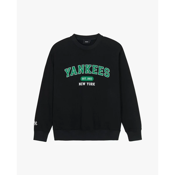 MLB - Áo sweatshirt unisex cổ tròn tay dài Varsity Over Fit_3AMTV9244-50BKS