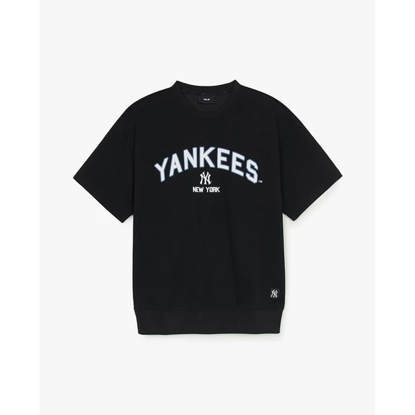 MLB - Áo thun unisex cổ tròn tay ngắn Varsity Lettering_3ARSV0153-50BKS