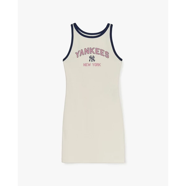 MLB - Đầm sát nách mini cổ tròn Varsity Vintage_3FOPV0253-50CRS