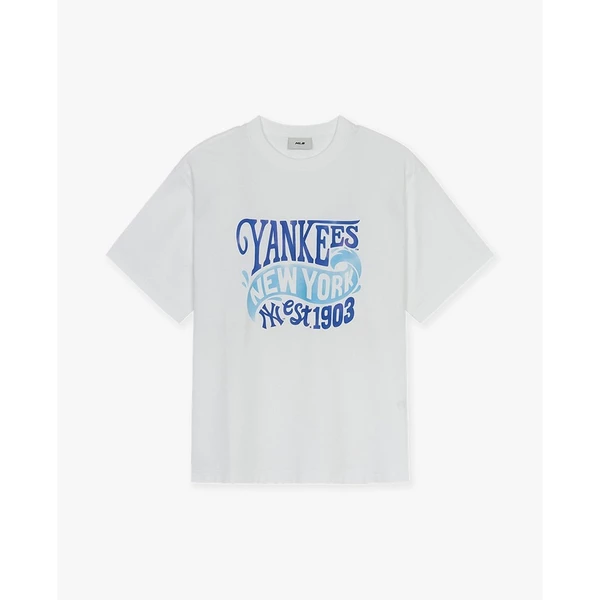 MLB - Áo thun unisex tay ngắn Summer Letter Graphic_3ATSX0553-50WHS