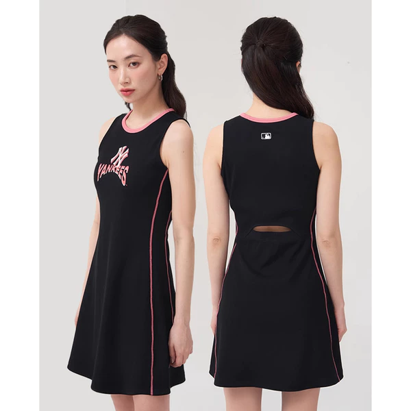 MLB - Đầm sát nách mini cổ tròn Athleisure_3FOPA0153-50BKS