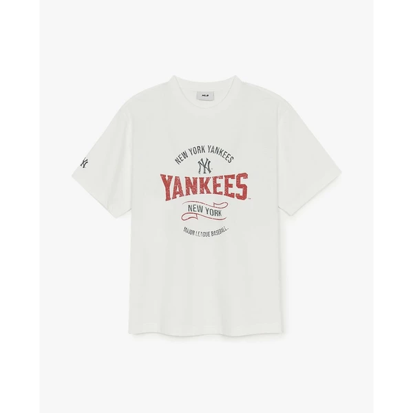 MLB - Áo thun unisex Varsity Vintage Color Graphic Overfit_3ATSV0653-50IVS