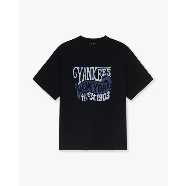 MLB - Áo thun unisex tay ngắn Summer Letter Graphic_3ATSX0553-50BKS