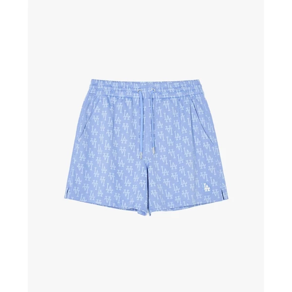 MLB - Quần short ngắn nữ lưng thun Monogram_3FSPMA143-07CBL