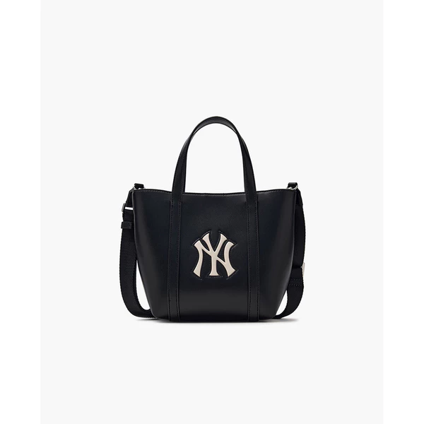 MLB - Túi tote nữ phom hình thang Basic PU_3AORS884N-50BKS