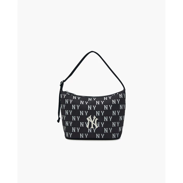MLB - Túi đeo vai nữ Classic Mono Jacquard_3ABQM015N-50BKS
