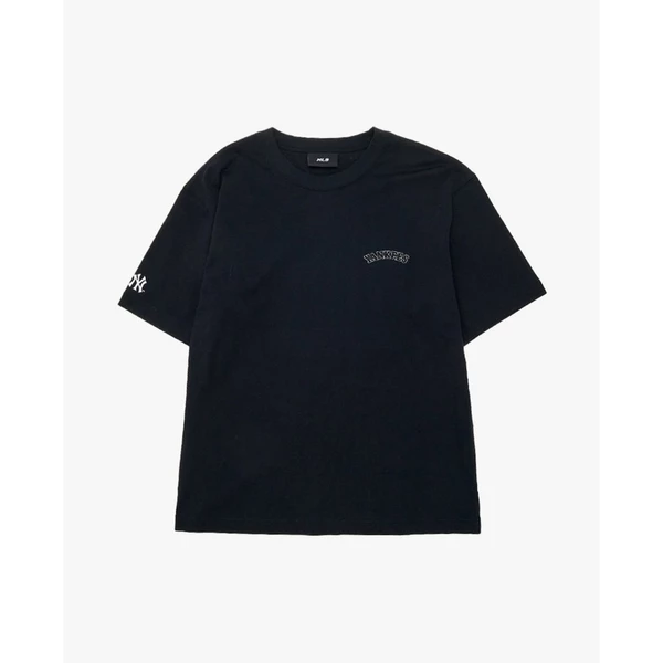 MLB - Áo thun unisex cổ tròn tay ngắn in logo_3ATSB1554-50BKS