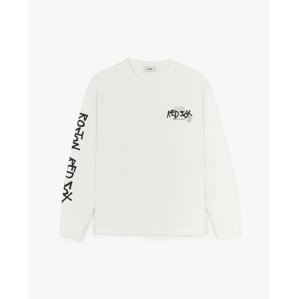 MLB - Áo sweatshirt unisex cổ tròn Basic Street Logo_3ATSB1054-43IVS