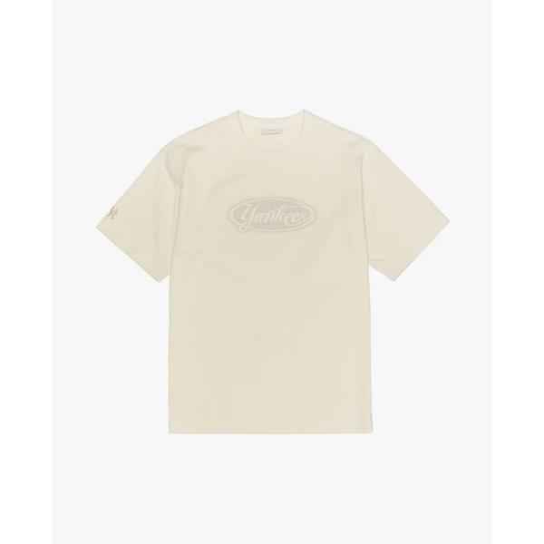 MLB - Áo thun unisex cổ tròn tay ngắn in logo_3ATSV0454-50CRS