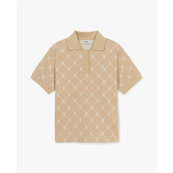 MLB - Áo polo nữ Dia Monogram Jacquard_3FPQM0253-43BGL