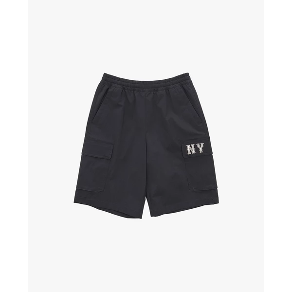 MLB - Quần short unisex ống rộng phối túi hộp_3ASMB0254-50BKS