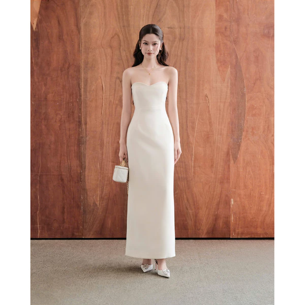 RUBIES Misel Dress - Đầm Dài Nữ Dáng Ôm Suông Cúp Ngực