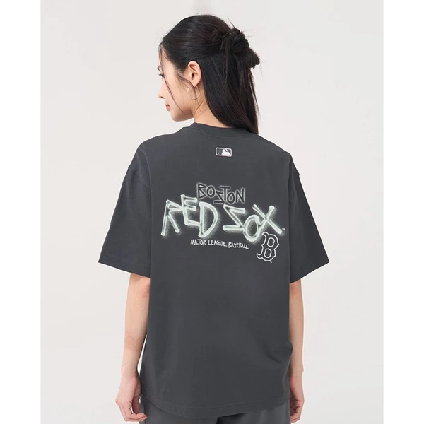 MLB - Áo thun unisex cổ tròn tay ngắn Basic Street Logo_3ATSB1154-43CGS