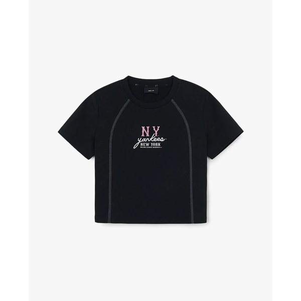 MLB - Áo croptop nữ Basic Coopers Slim_3FTSB0454-50BKS