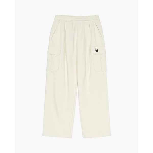 MLB - Quần dài unisex ống rộng Basic Small Logo Cargo_3APTB0951-50CRS