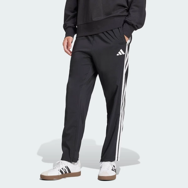 adidas Phong cách sống Quần Stanford Ống Đứng 3 Sọc Essentials Nam Đen JC8491