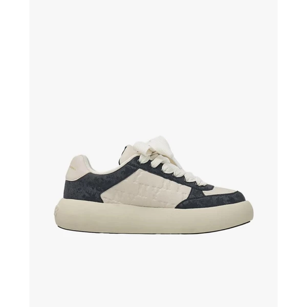 MLB - Giày sneakers unisex cổ thấp Chunky Classic Base Monogram_3ASXBMN4N-50BKS