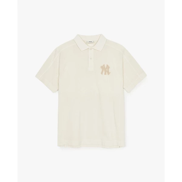 MLB - Áo polo unisex Basic Washing Over Fit_3APQB0453-50CRD